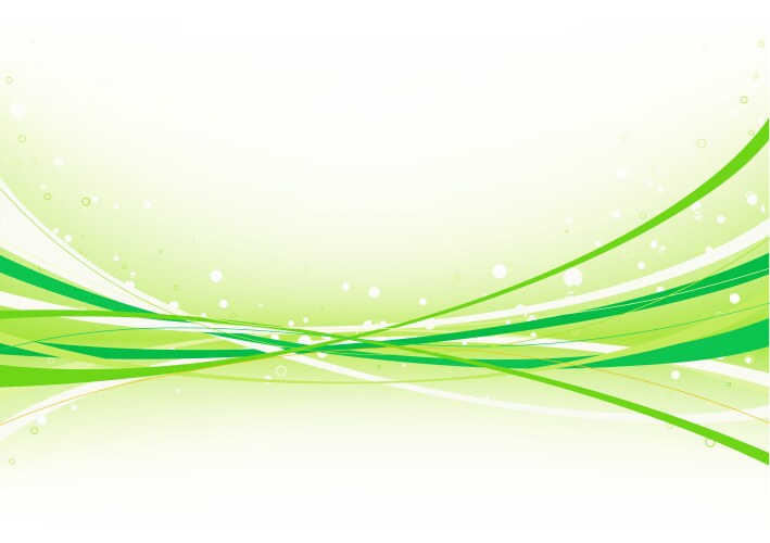 Abstract elegant green wave background Royalty Free Vector