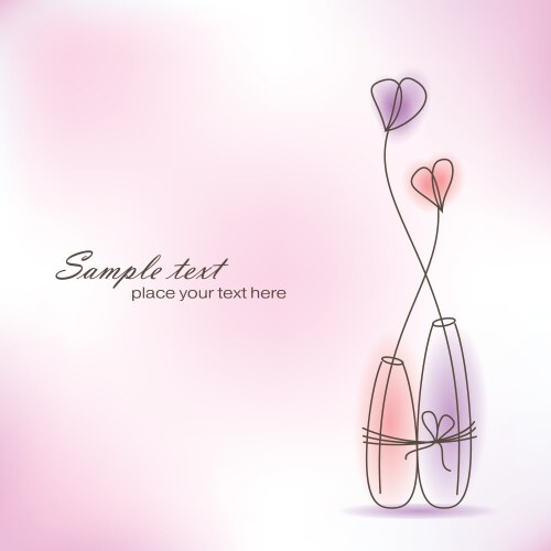 Lovely card Vector Image