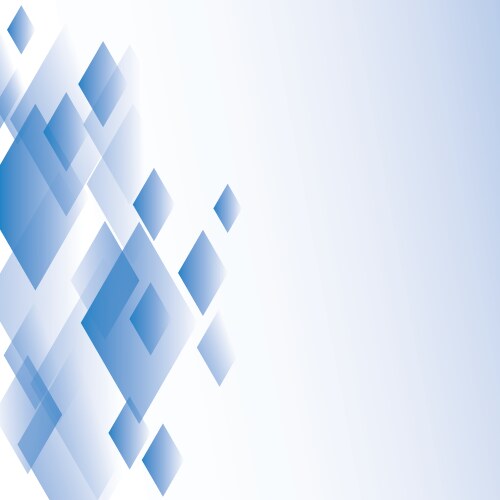 Abstract background with blue square shapes Vector Image