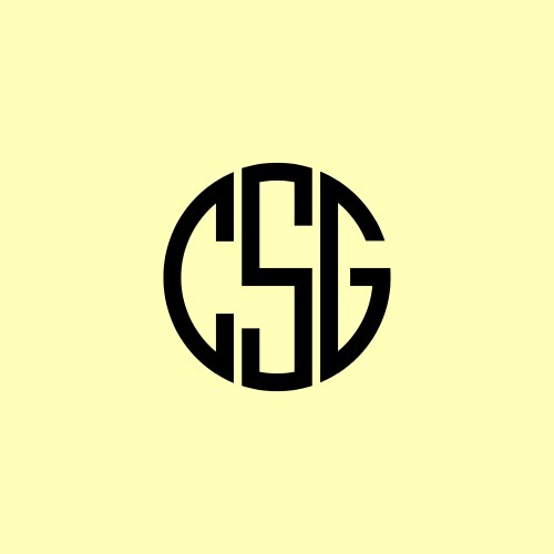 Sg luxury letter logo – Royalty-Free Vector | VectorStock
