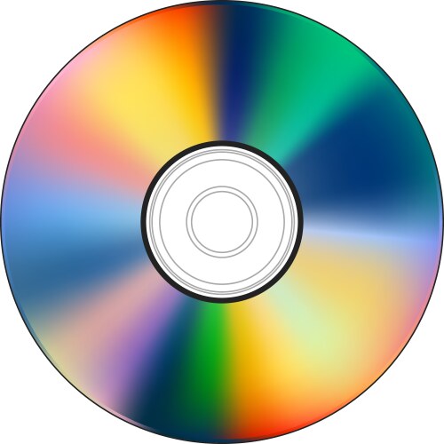 Cd disk Royalty Free Vector Image - VectorStock