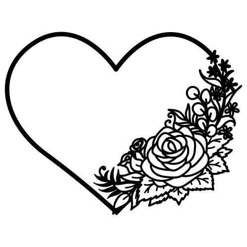Happy valentines day black and white Vector Images & Graphics for ...