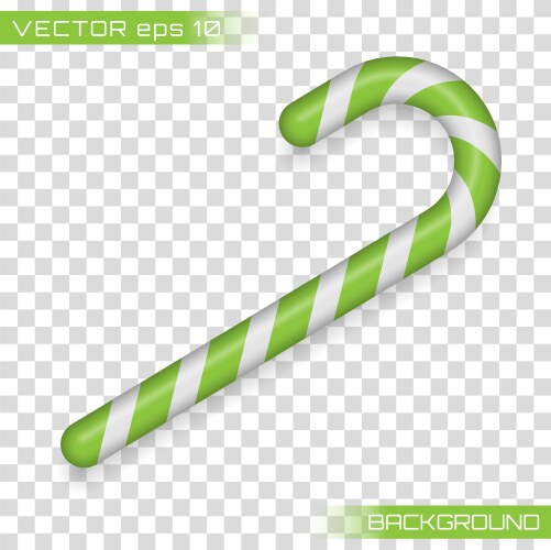 Christmas candy canes stick Royalty Free Vector Image