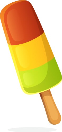 Fruit popsicle ice lolly Royalty Free Vector Image