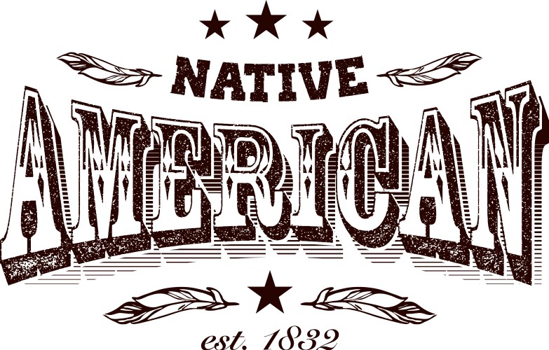 Native american logo Vector Images & Graphics for Commercial Use ...