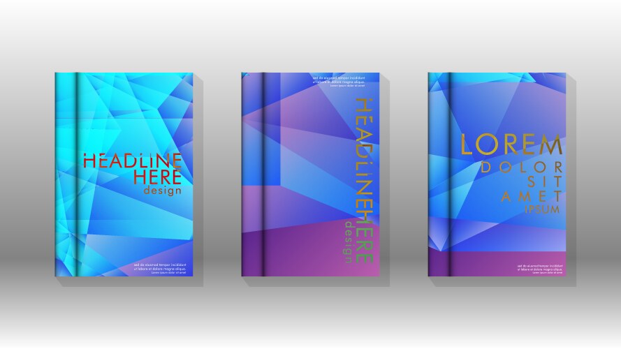 Abstract colorful and triangular background ready vector image