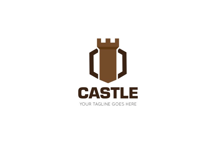 Castle Logo & Icon - Medieval Theme – Royalty-Free Vector | VectorStock