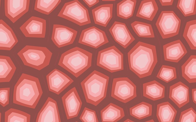 Abstract modern turtle shell seamless pattern vector image