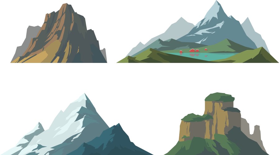Summer landscape background Royalty Free Vector Image