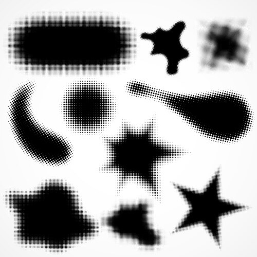Grunge halftone background Royalty Free Vector Image