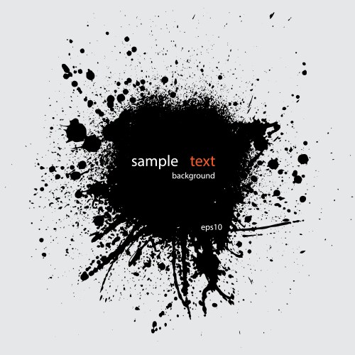 Ink splat Royalty Free Vector Image - VectorStock