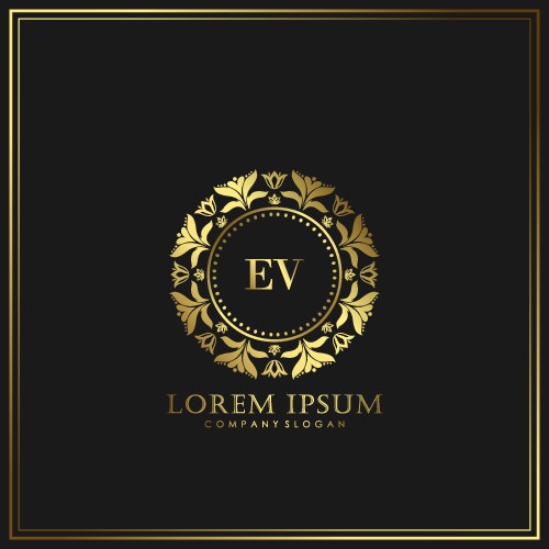 VT Wedding Monogram Logo - Elegant Initials – Royalty-Free Vector ...