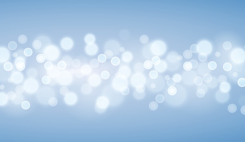 Abstract blue light bokeh blur background Vector Image