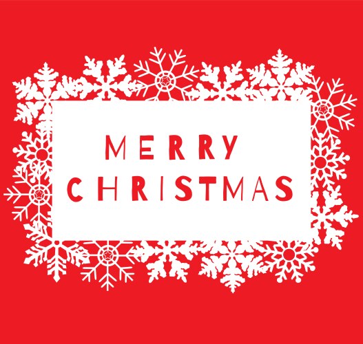 Background with snowflakes Royalty Free Vector Image