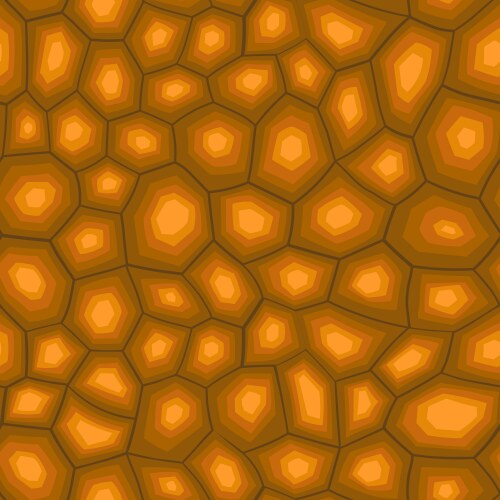 Abstract modern turtle shell seamless pattern vector image