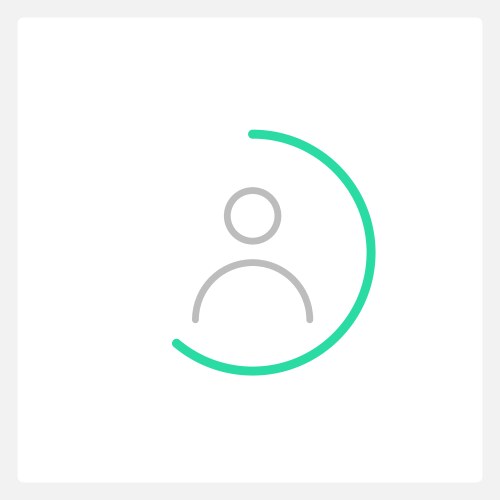 Profile completion indicator ui element template vector image