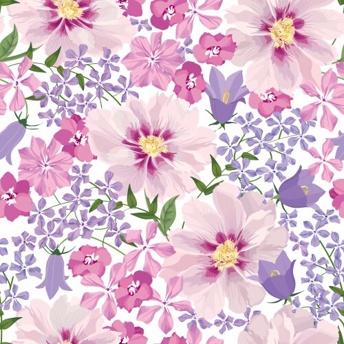 Floral seamless pattern Royalty Free Vector Image