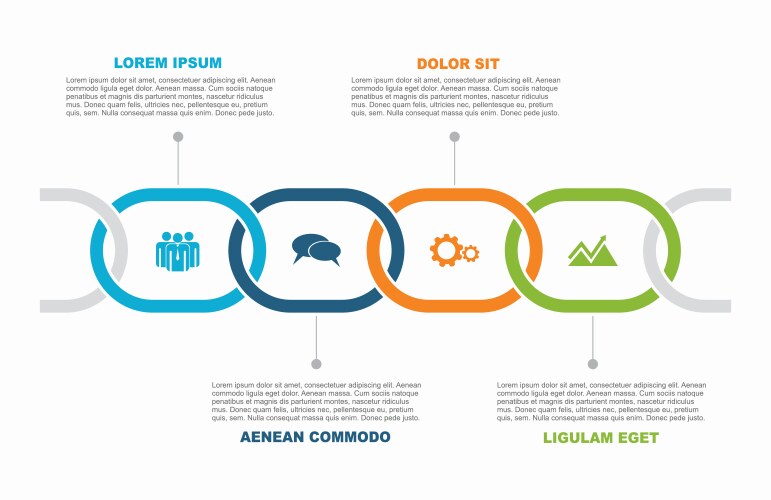 infographic design template with place for your vector image