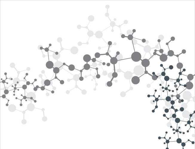 Modern structure molecule dna atom Royalty Free Vector Image