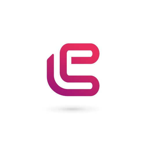 Set letter c minimal logo icon design template Vector Image
