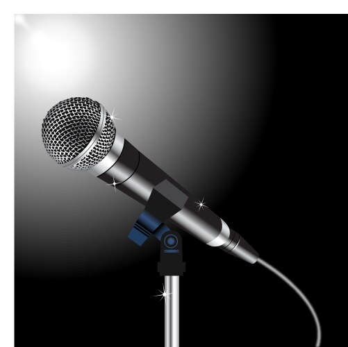 Microphone Royalty Free Vector Image - VectorStock