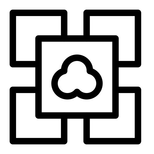 Software that performs functionalities application vector image