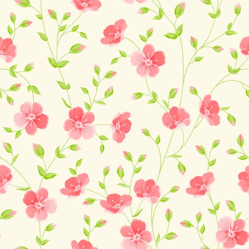 Beauty floral pattern Royalty Free Vector Image