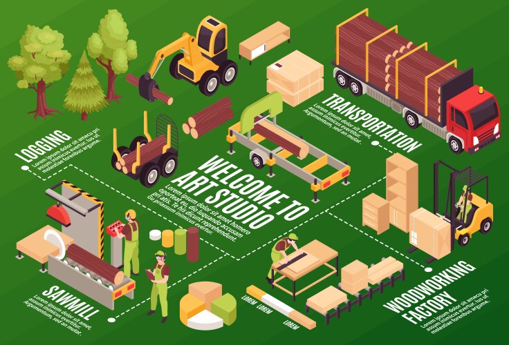 Timber Factory Vector Images (over 1,500)