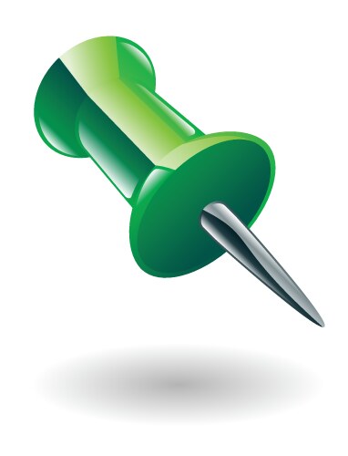 Drawin Pin Vector Drawing pins Royalty Free Vector Image - VectorStock