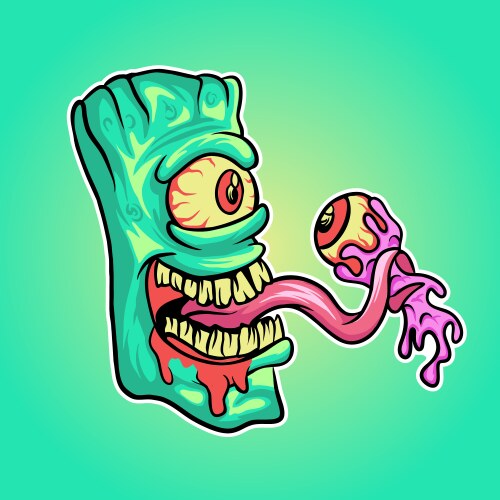 Monster one eyes called cyclops Vector Image