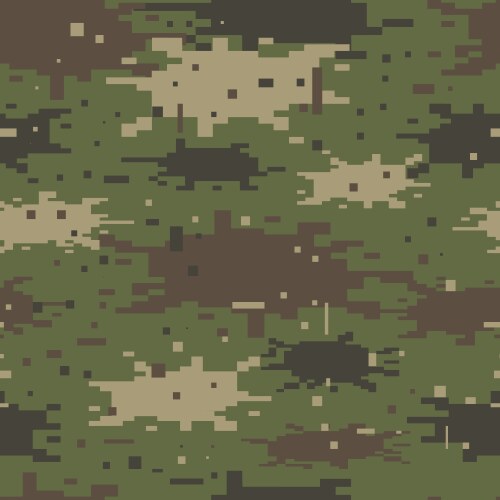 Abstract camouflage seamless pattern texture Vector Image