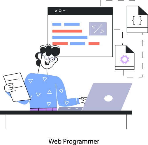 Programmer Royalty Free Vector Image - VectorStock