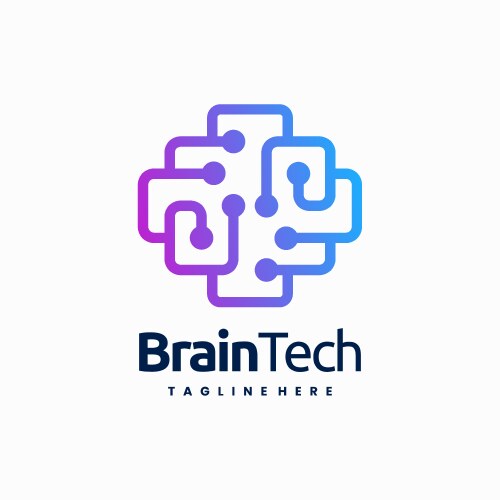 Artificial intelligence ai logo icon Royalty Free Vector