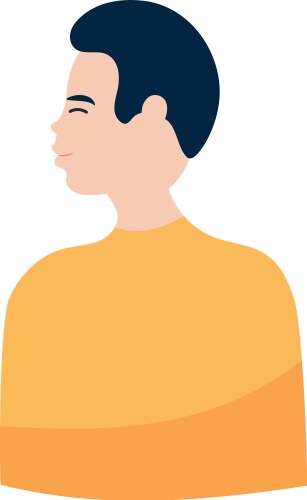 Man blowing a kiss Vector Image
