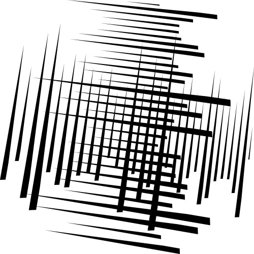 Random lines grid mesh dynamic irregular overlap vektorbild