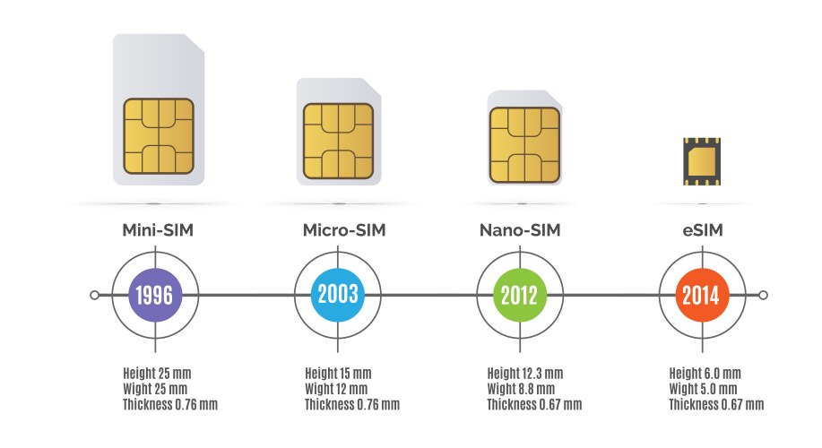 sim card speed vector image