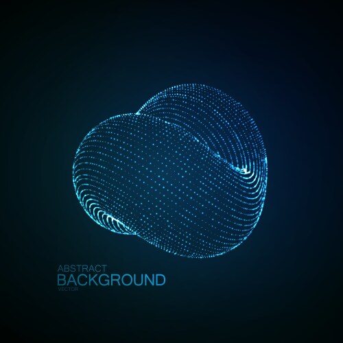 Dynamic Particle Loop vector image