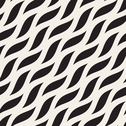 Diagonal wavy stripped seamless pattern Royalty Free Vector