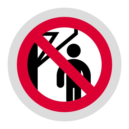 Do not enter sign Royalty Free Vector Image VectorStock