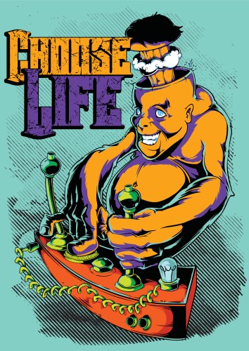 Choose life Vector Image