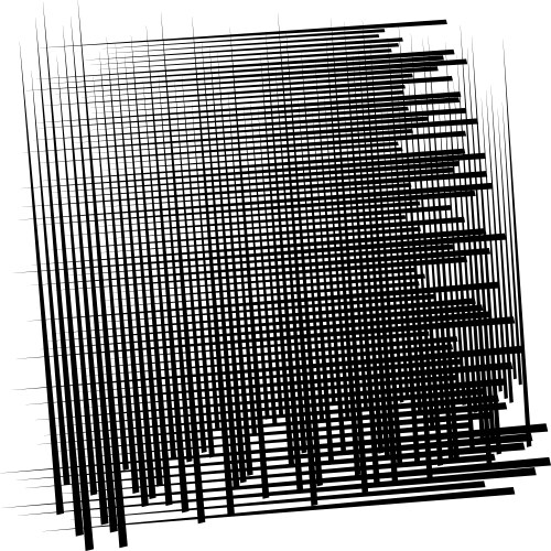Random lines grid mesh dynamic irregular overlap vektorbild