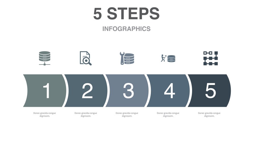 Database data analysis engineering vector image