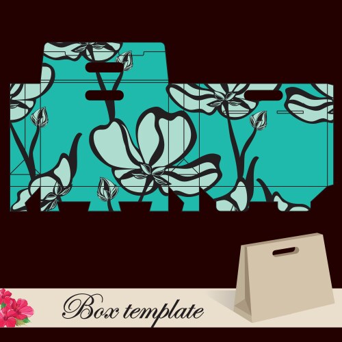 Gift box template Royalty Free Vector Image - VectorStock