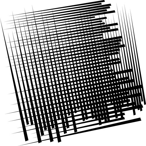 Random lines grid mesh dynamic irregular overlap vektorbild