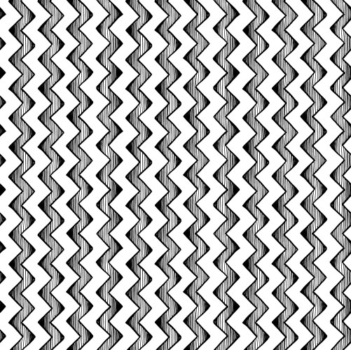 Parallel Zigzag Lines Pattern vector image