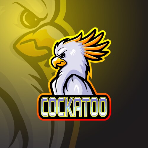 Cockatoo Mascot Logo - Sport & Gaming Vector Image