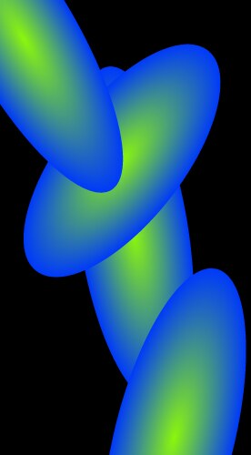 Ellipses with gradient fill Royalty Free Vector Image