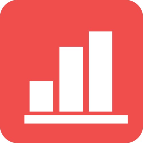 Mobile application report function web button menu vector image