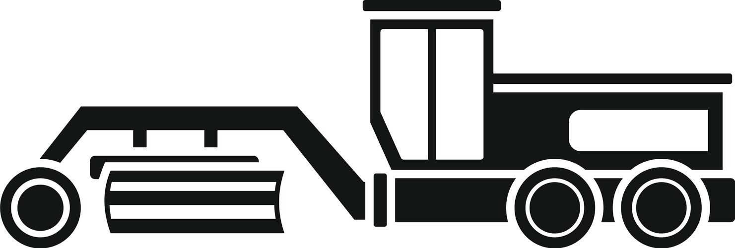 Grader machine grapple icon simple style vector image