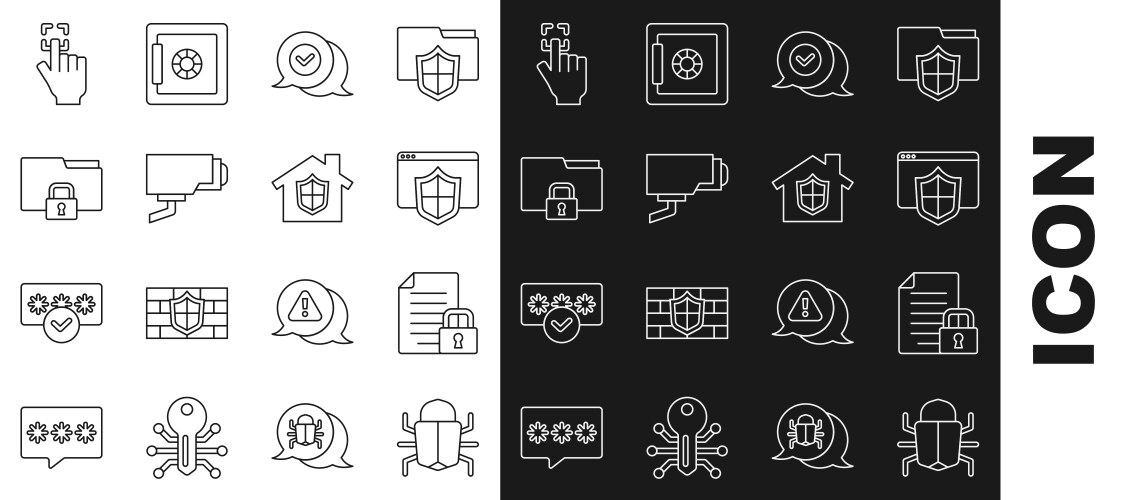 Set line system bug document and lock browser vector image